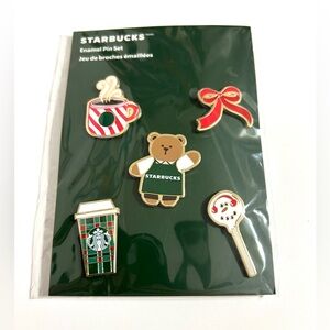Starbucks Holiday 2025 Enamel Pin Set